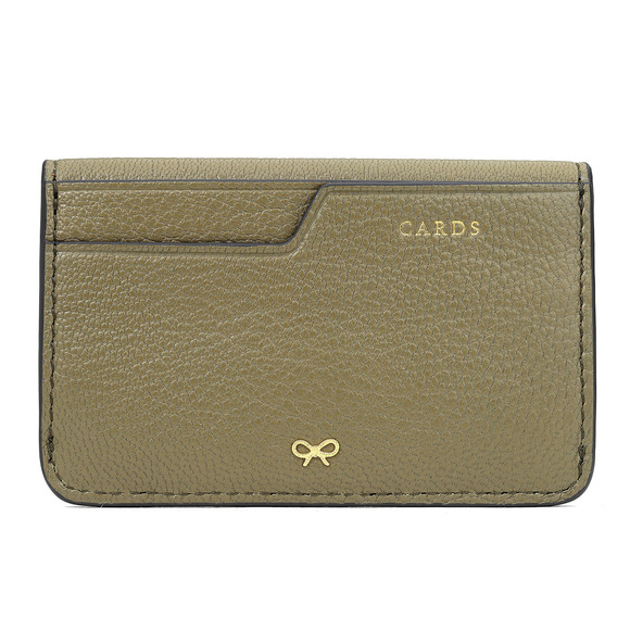 Anya Hindmarch Card Case Zanny Olive Green - Picture 2 of 7